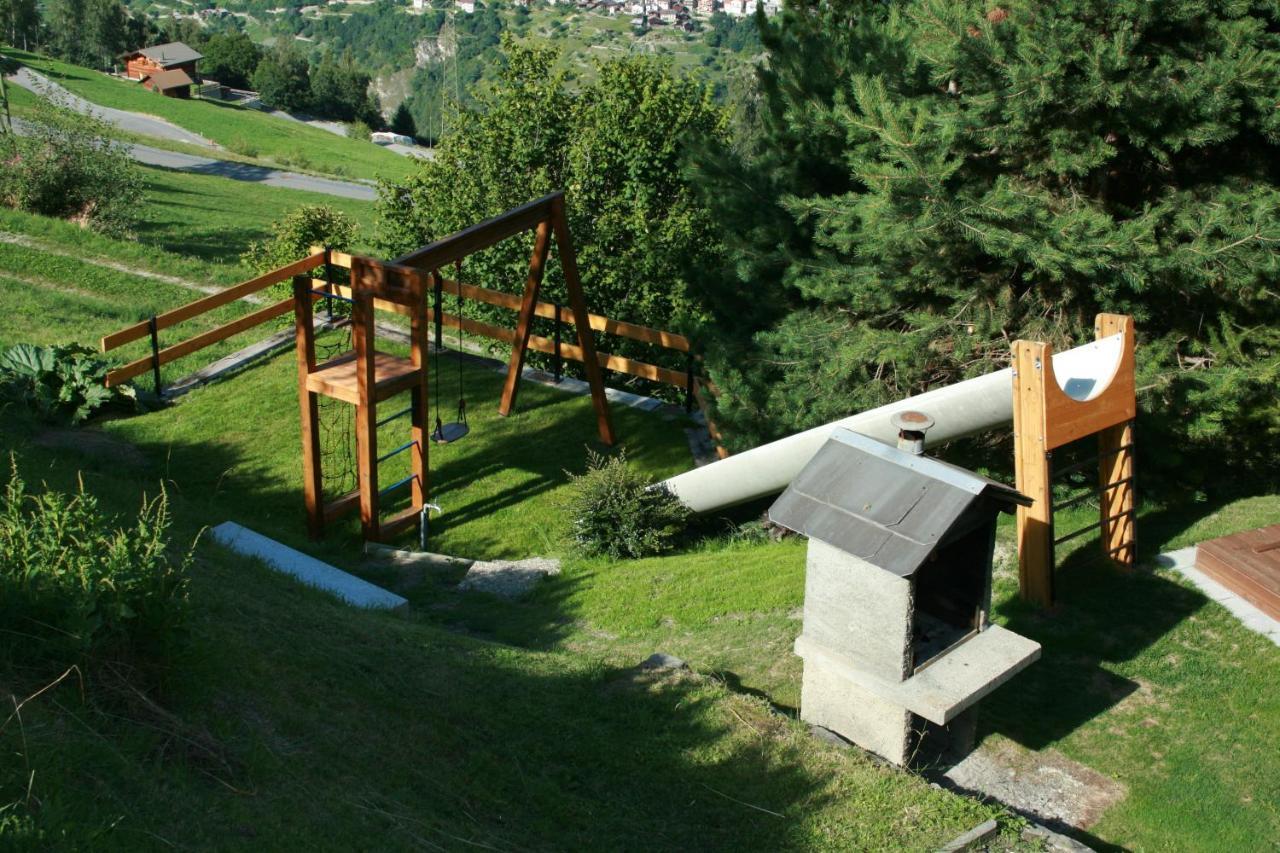 Chalet Le Fertin La Tzoumaz Buitenkant foto
