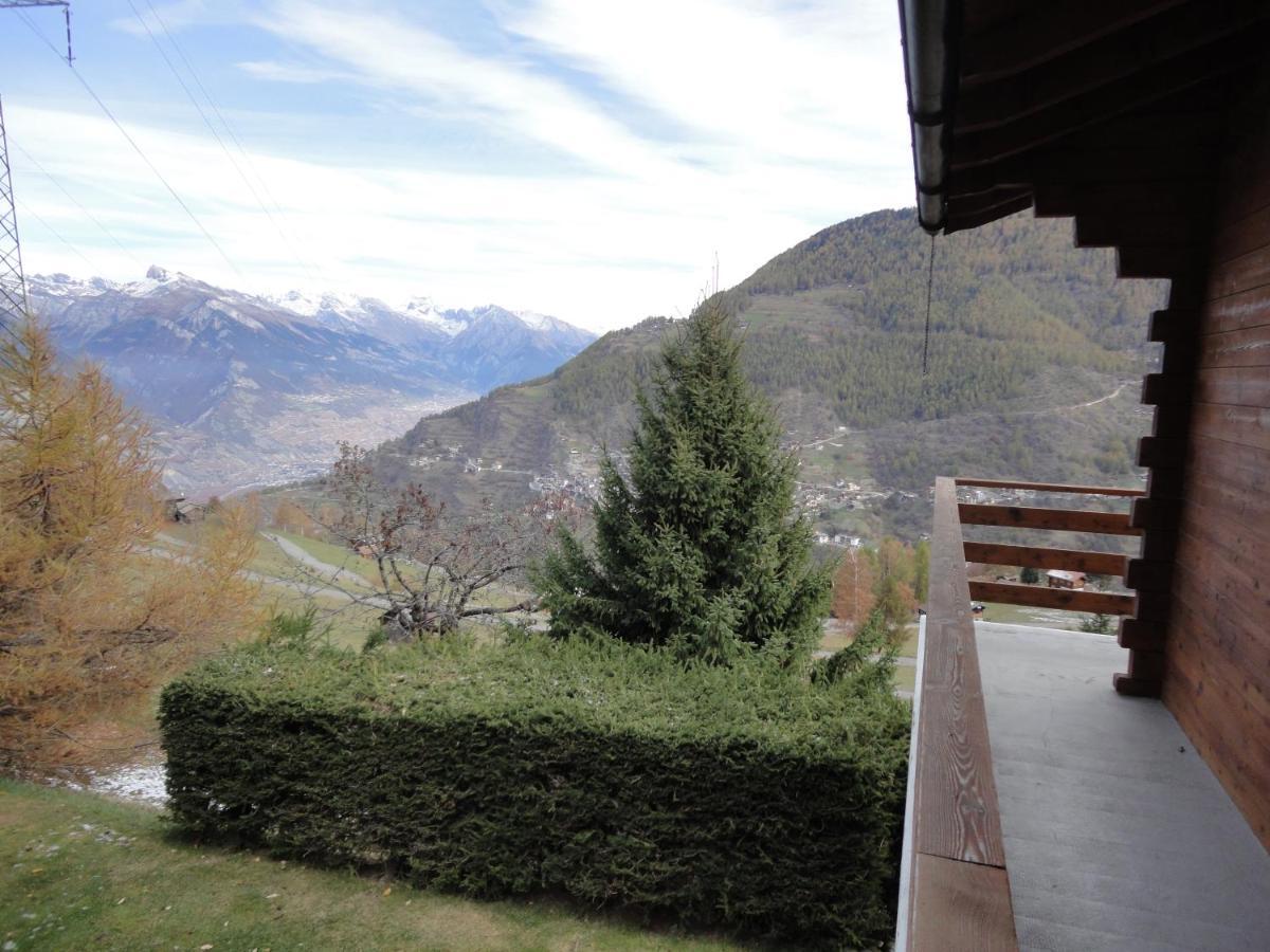 Chalet Le Fertin La Tzoumaz Buitenkant foto