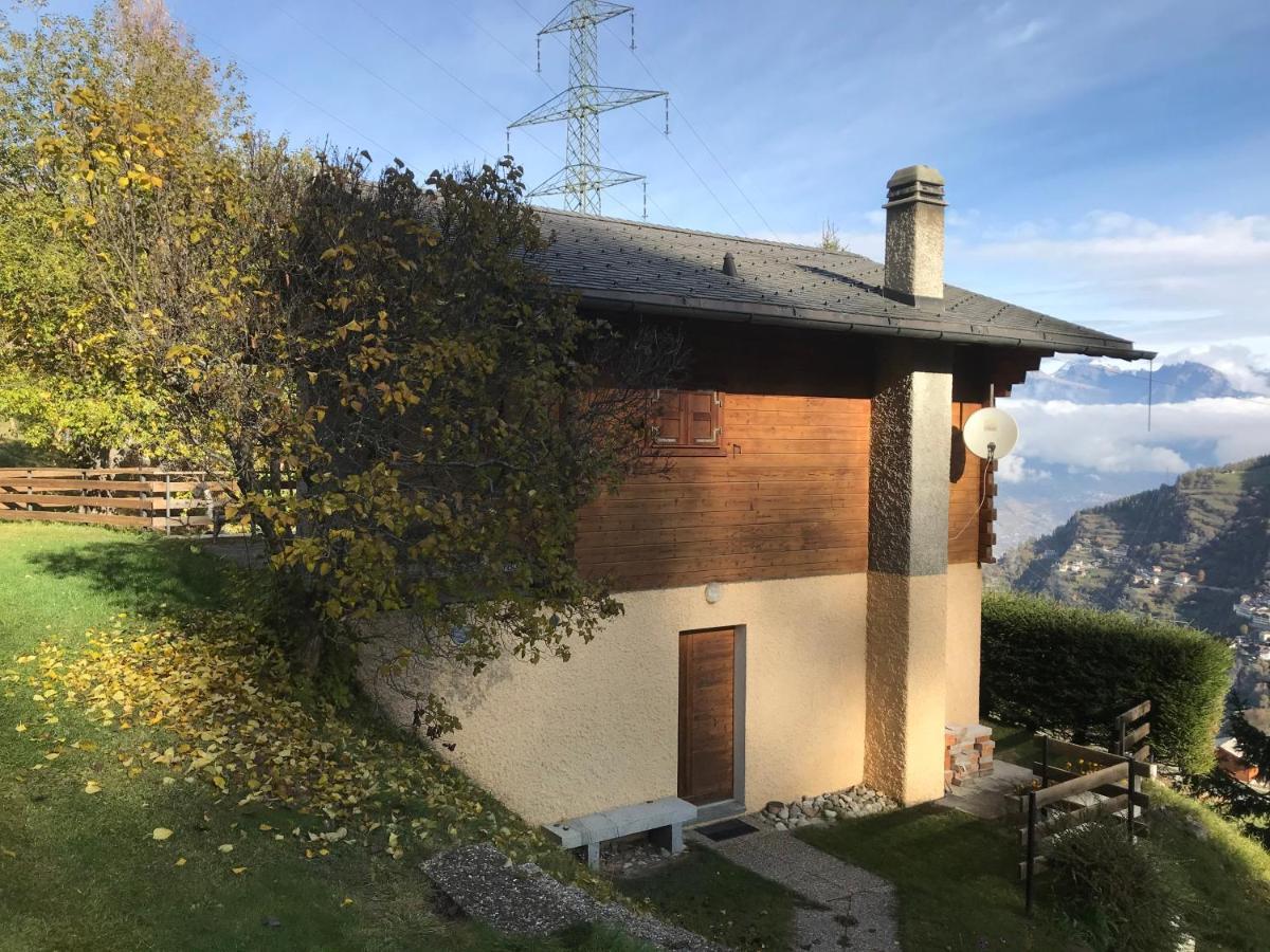 Chalet Le Fertin La Tzoumaz Buitenkant foto